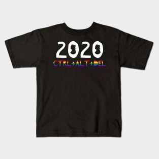 2020 Hard Reset Ctrl+Alt+Del Kids T-Shirt